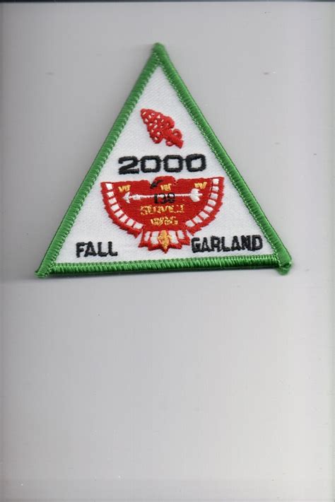 2000 Lodge 138 Ta Tsu Hwa Fall Garland OA Patch EBay