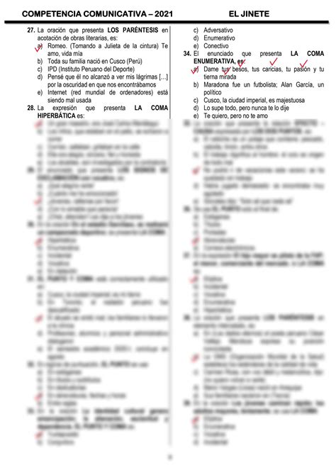 SOLUTION 6 Los Signos De Puntuaci N 1 Claves Cole 100 Preguntas 2021