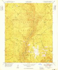 1949 Map of Duckwall Mtn, Tuolumne County, CA — High-Res | Pastmaps