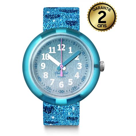 Montre Pour Enfant Flik Flak Turquoise Sparkle Fpnp