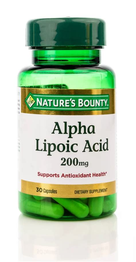 Nature S Bounty Alpha Lipoic Acid Mg Capsules Target Pharmacy