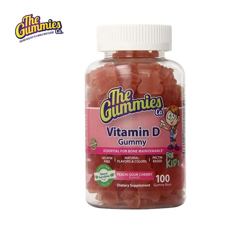 The Gummies Vitamin D Gummy for Kids (100 Gummies) | By The Gummies ...