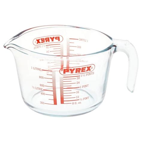 Buy Pyrex Classic Glass Measuring Jug 1 Litre Potters Cookshop