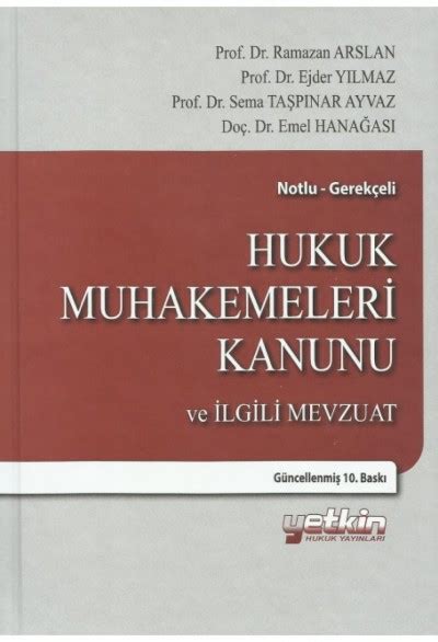 Hukuk Muhakemeleri Kanunu ve İlgili Mevzuat