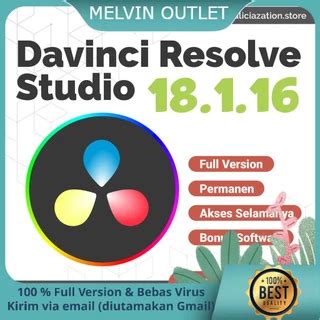 Jual Davinci Resolve Studio Harga Terbaik Termurah Januari 2025