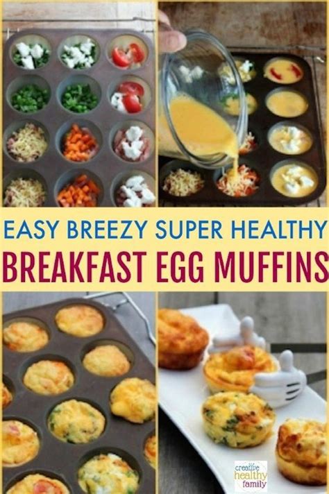 Healthy breakfast egg muffins – Artofit