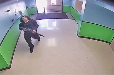 Chilling Video Footage Shows Salvador Ramos Stalking Uvalde School