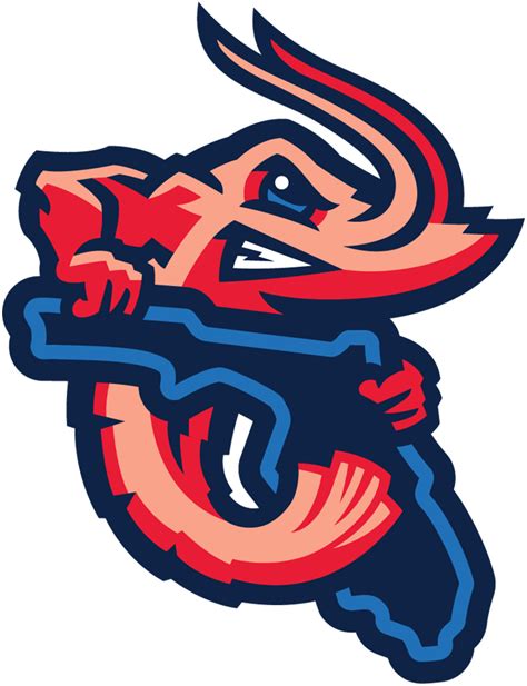 Jacksonville Jumbo Shrimp Alternate Logo - Southern League (SL) - Chris Creamer's Sports Logos ...