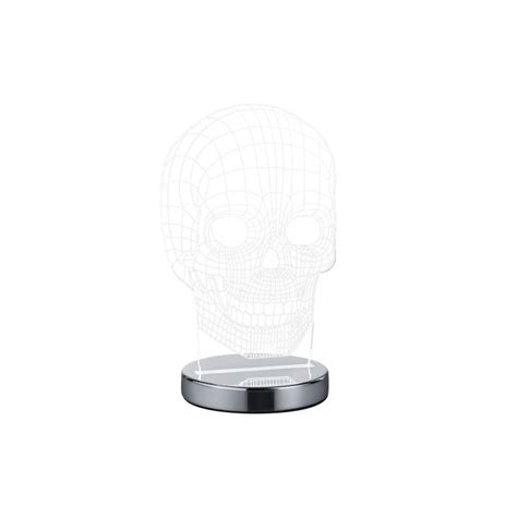 Lampe De Table Avec T Te De Mort Qui S Claire Skull Trio