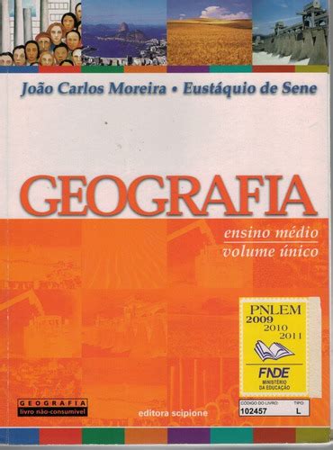 Livro Geografia Ensino Médio Volume Único João Moreira Mercadolivre