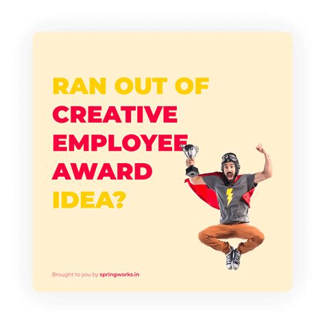 30 Fun Creative And Unique Employee Award Ideas Employee Awards