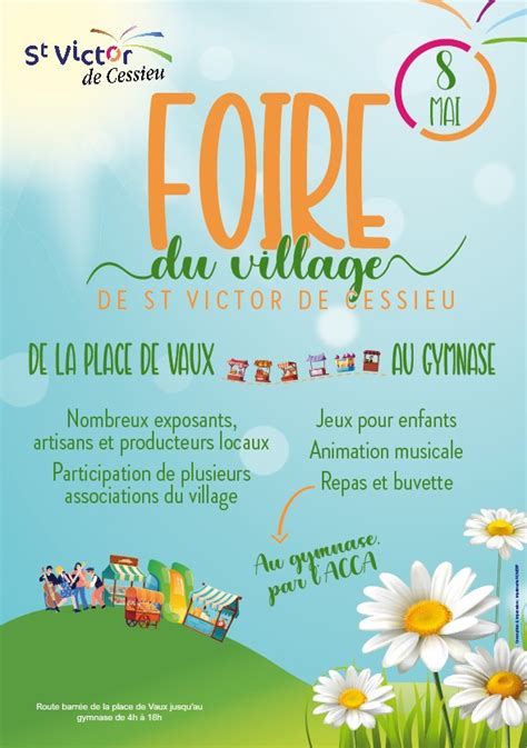 FOIRE Annuelle Du 8 Mai Mairie De Saint Victor De Cessieu