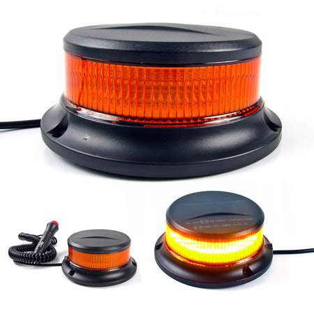 Kamar Lampa Ostrzegawcza B Yskowa Led V Magnes Pico Orange