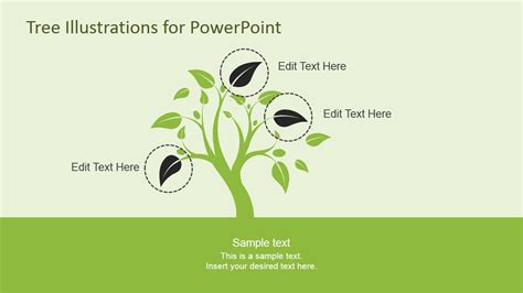 Tree Illustration Diagrams for PowerPoint - SlideModel