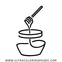 Dibujo De Miel Para Colorear Ultra Coloring Pages