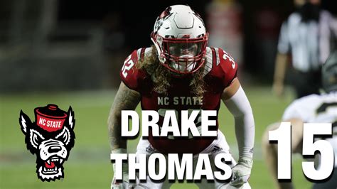 #15 NC State LB Drake Thomas | 2022 ACC Top 25 Returning Players - Stadium