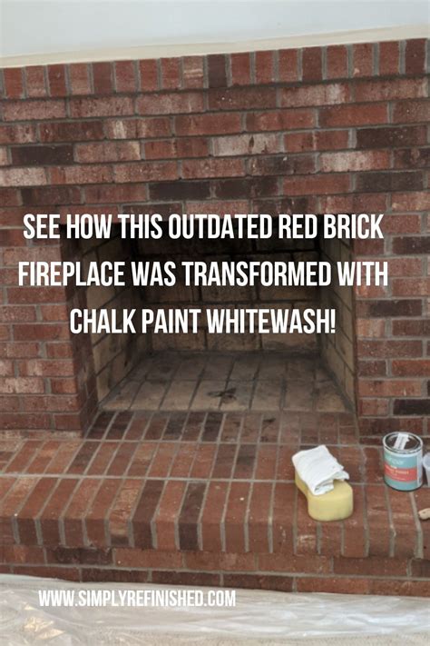 How To Whitewash Brick With Chalk Paint For An Easy Diy Update Artofit