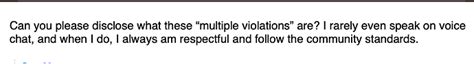 Voice Chat Moderation Moderation Reason Needs To Be Given When Banned