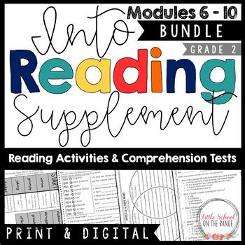 HMH Into Reading Second Grade BUNDLE Modules 6 10 Distance Learning