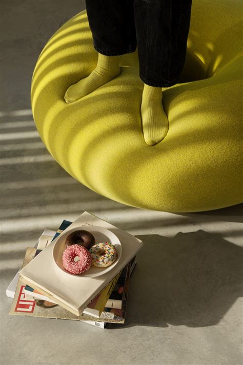 Sabine Marcelis And Hem Create Boa Pouf As A Seamless Donut