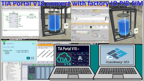 Tia Portal V Connect With Factory Io Pid Control Simulation Without