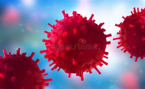 Immune System Fights Viral Infections In Body 3D Illustration Of White