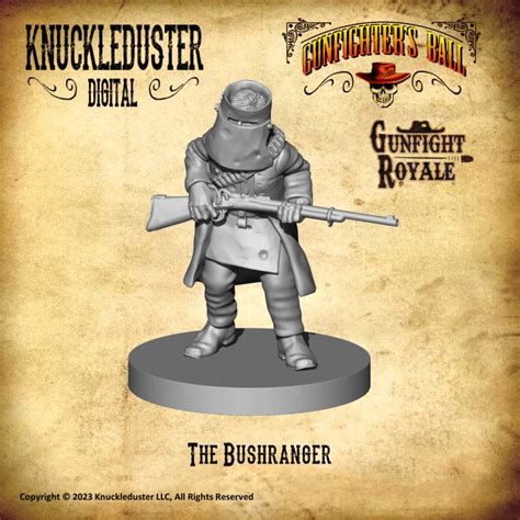 3D Printable The Bushranger by Knuckleduster Digital