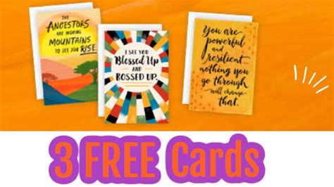 Request 3 Free Hallmark Cards The Harris Teeter Deals