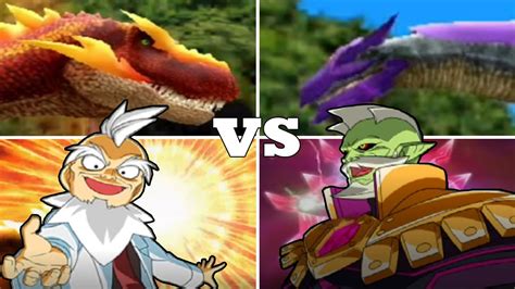 Dinosaur King Grudge Match Dr Z Vs Spectre Terry Vs Brontikins