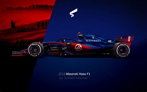 2018 Maserati Haas F1 Behance