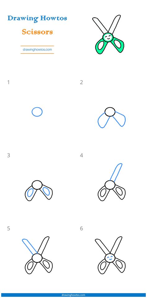 How To Draw Scissors Step By Step Easy Drawing Guides Drawing Howtos