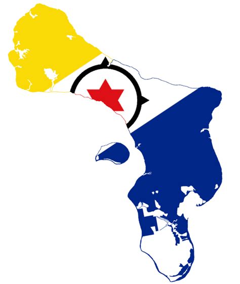 Flag map of Bonaire | Symbol Hunt