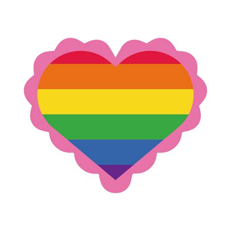 heart with gay flag hand draw style 2585797 Vector Art at Vecteezy