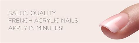 Kiss Salon Acrylic Nude French Nails 28 Count Breathtaking 3 Pack