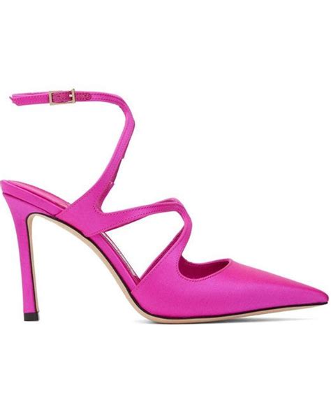 Jimmy Choo Pink Azia 95 Pumps In Purple Lyst