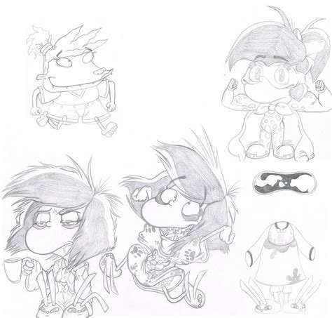 LOLLYGAGGIN sketches oh yeah cartoons by sixteen6stars on DeviantArt