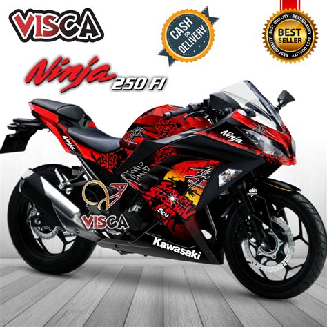 Jual Decal Ninja 250 Fi Full Body Stiker Ninja 250 Fi Full Body