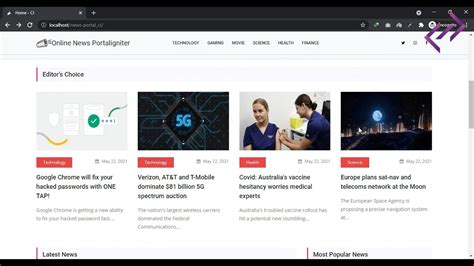 Online News Portal In Php Mysql Codeigniter With Source Code