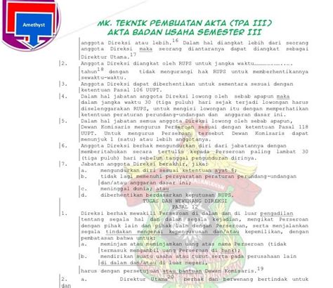 12 Contoh Akta Pendirian Cv Asli Pdf Paling Update Galeri Jobseeker