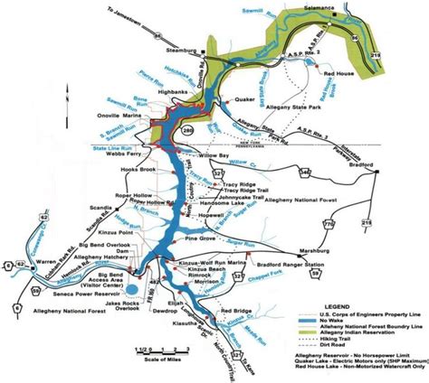 Interactive Map Of Kinzua Lake Region An Allegheny Almanac Allegheny