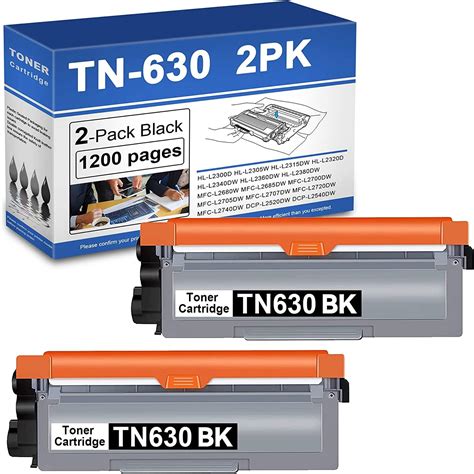 Tn630 Compatible Tn 630 Black Toner Cartridge Replacement For Brother Mfc L2700dw