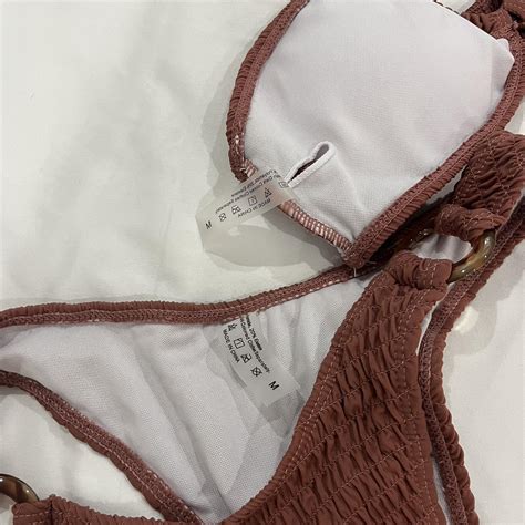 Brown Shein Bikini Never Worn Bikini Beach Shein Depop