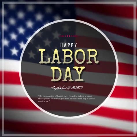 Labor Day Instagram Post Template Postermywall