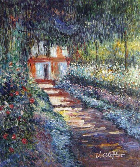 The Garden In Flower Painting by Claude Monet Reproduction | iPaintings.com