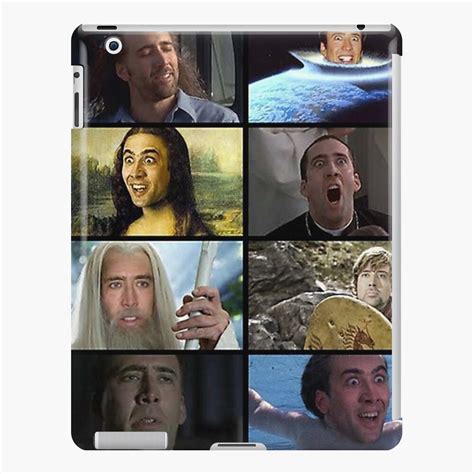 "Nicolas Cage Rage Memes " iPad Case & Skin for Sale by jikalaopamnihf | Redbubble