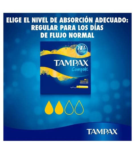 Tampax Compak Regular Tampones Con Aplicador 22 Unidades