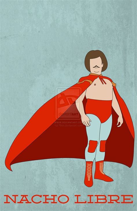 Nacho Libre By Flich Fan Art Digital Art Vector Movies Nacho Libre