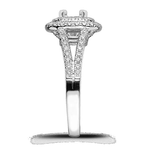 Rita Double Halo Engagement Ring Shane Co