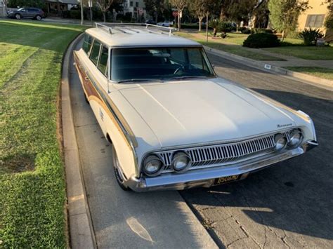 1964 Mercury Colony Park Wagon White RWD Automatic Wood Classic