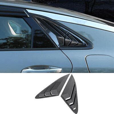 For Kia K Carbon Fiber Side Vent Window Scoop Louver Cover